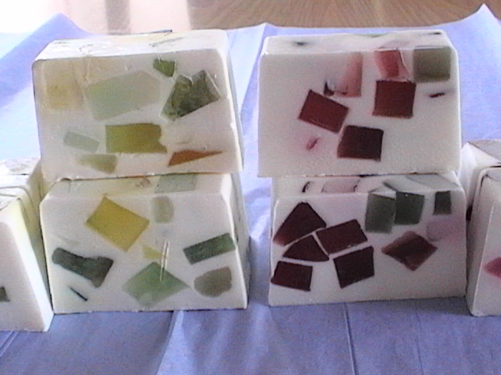 NEW Stained Glass Soaps